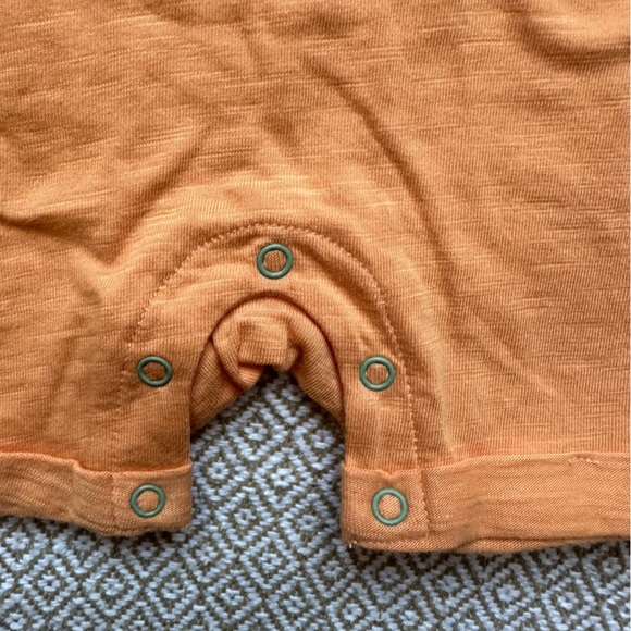 🌟3/$20🌟 NWOT Burts Bees Baby Organic Cotton Short Romper - Picture 5 of 5